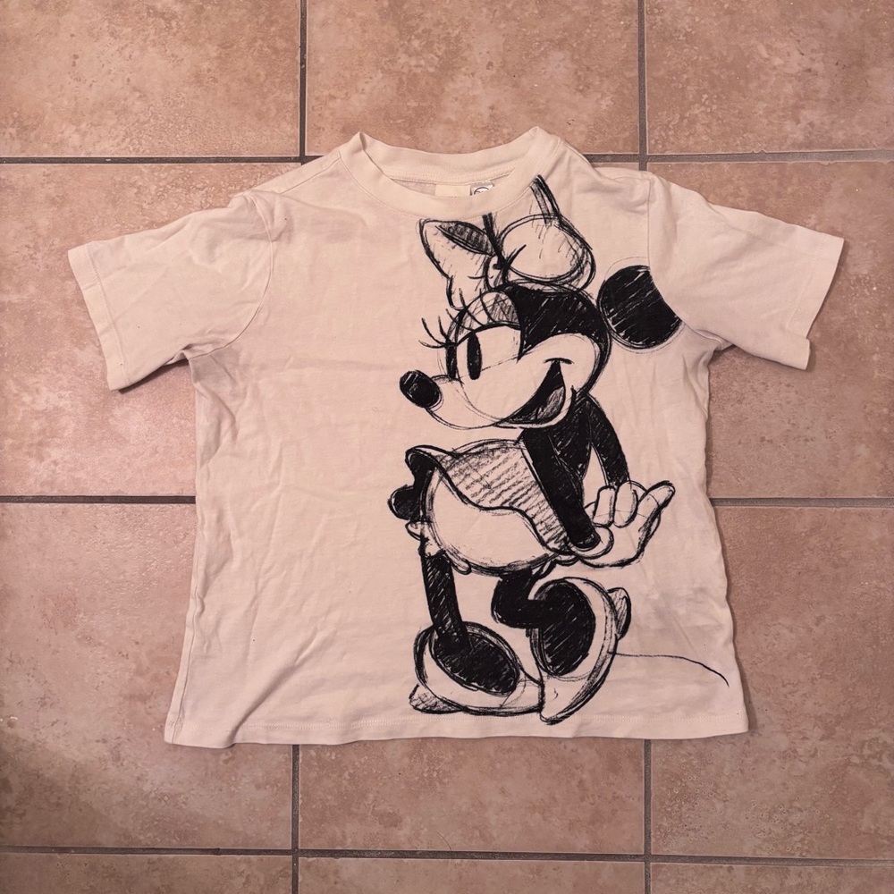 Disney White Minnie Mouse H&M T-Shirt